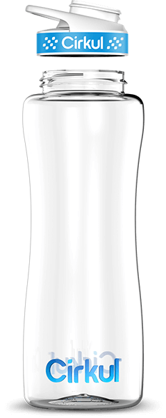 Custom 32oz. Plastic Bottle & Comfort Grip Lid