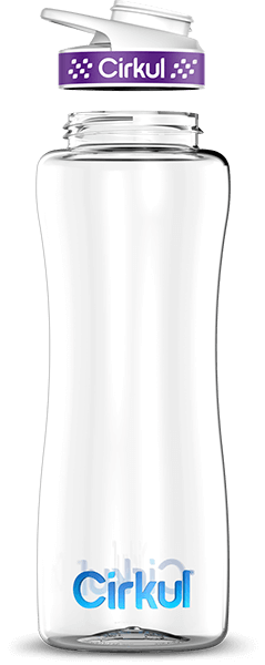 Custom 32oz. Plastic Bottle & Comfort Grip Lid