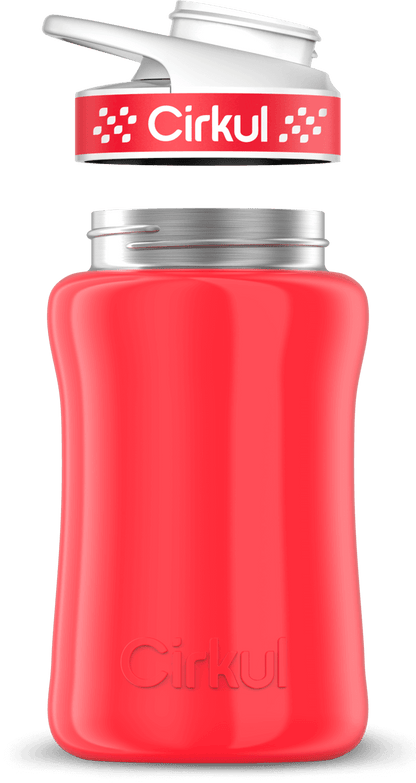 Custom 32oz. Stainless Steel Bottle & Comfort Grip Lid