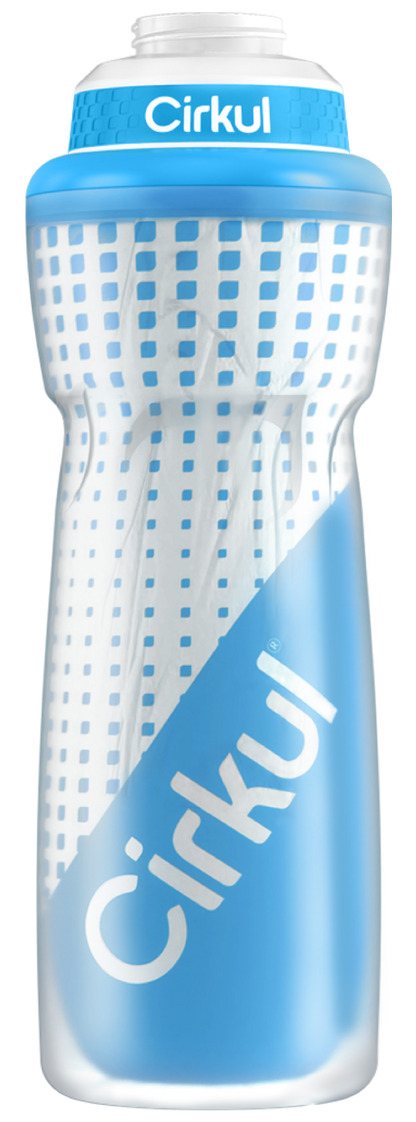 32oz. Insulated Squeeze Plastic Bottle & Sport Lid