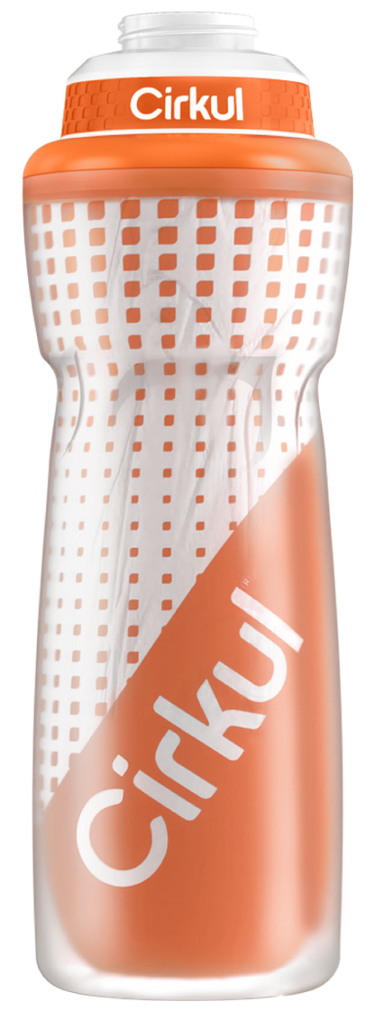 32oz. Insulated Squeeze Plastic Bottle & Sport Lid