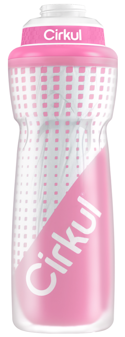 32oz. Insulated Squeeze Plastic Bottle & Sport Lid