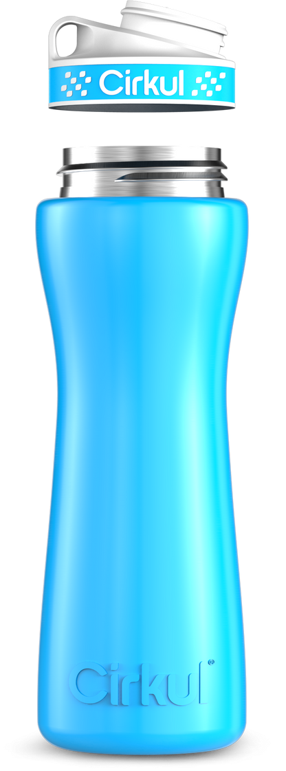 Custom 32oz. Stainless Steel Bottle & Comfort Grip Lid