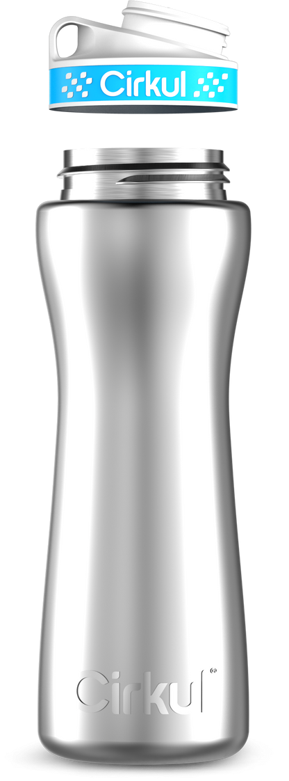 Custom 32oz. Stainless Steel Bottle & Comfort Grip Lid