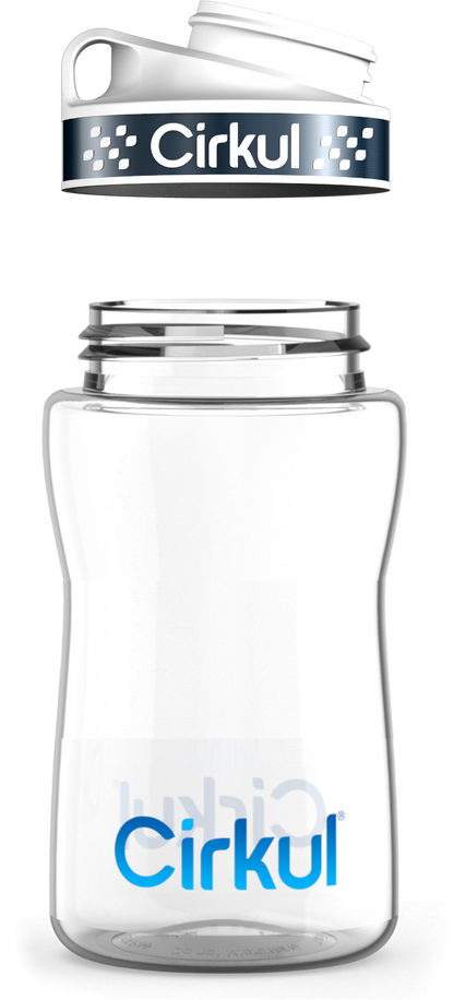 Custom 32oz. Plastic Bottle & Comfort Grip Lid