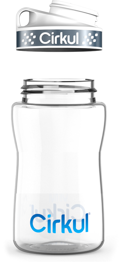 Custom 32oz. Plastic Bottle & Comfort Grip Lid