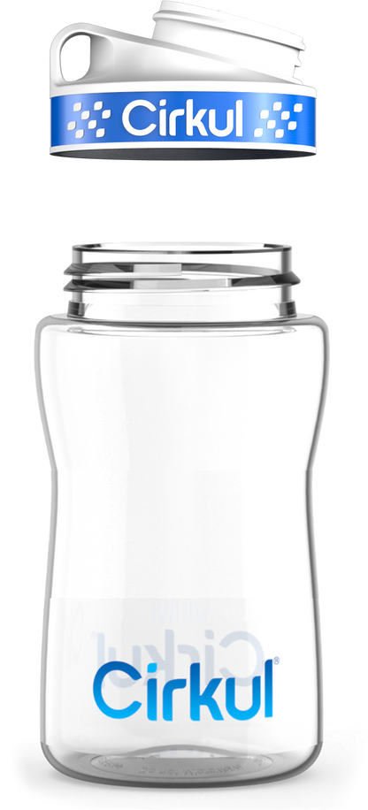 Custom 32oz. Plastic Bottle & Comfort Grip Lid