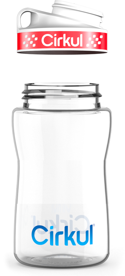 Custom 32oz. Plastic Bottle & Comfort Grip Lid