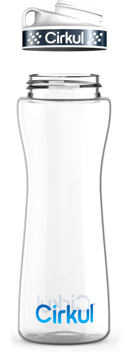 Custom 32oz. Plastic Bottle & Comfort Grip Lid