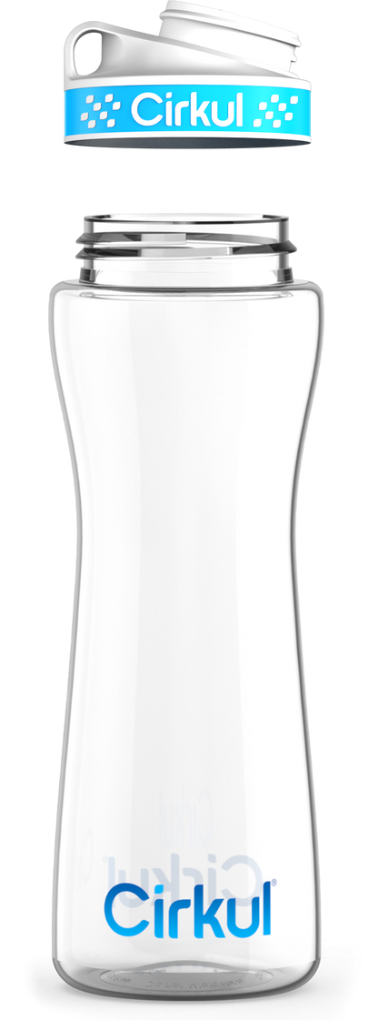 Custom 32oz. Plastic Bottle & Comfort Grip Lid