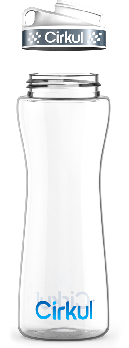 Custom 32oz. Plastic Bottle & Comfort Grip Lid