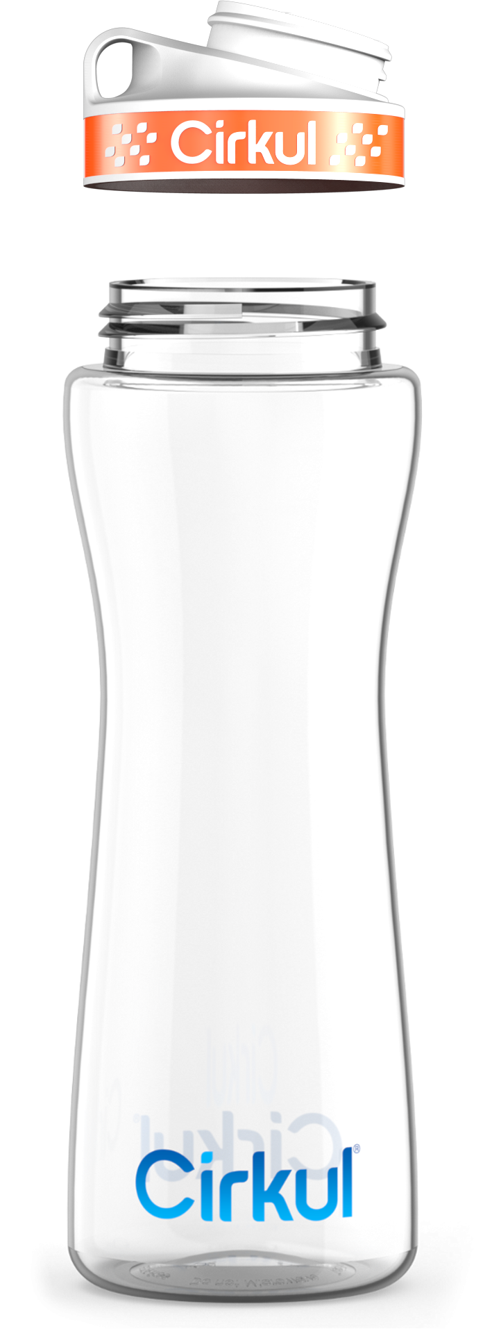 Custom 32oz. Plastic Bottle & Comfort Grip Lid