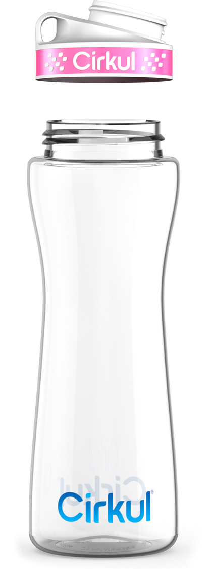 Custom 32oz. Plastic Bottle & Comfort Grip Lid