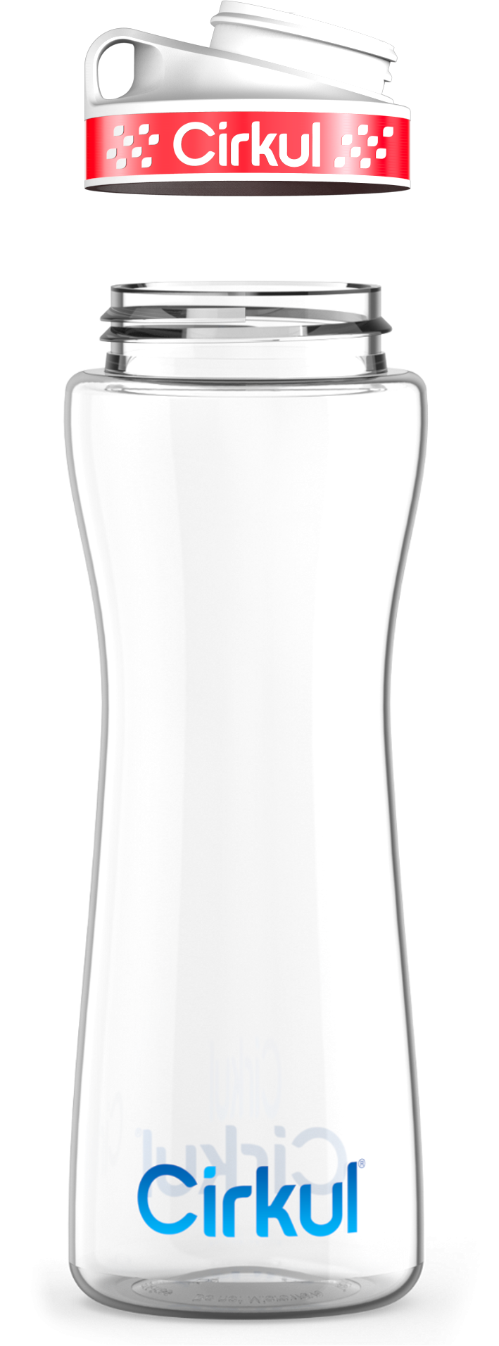 Custom 32oz. Plastic Bottle & Comfort Grip Lid