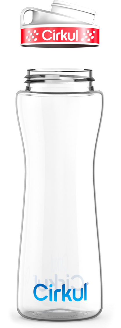 Custom 32oz. Plastic Bottle & Comfort Grip Lid